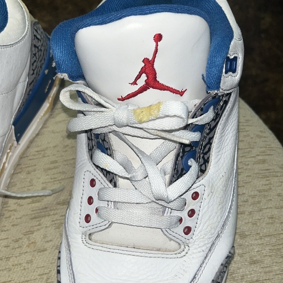 Size 9 - Air Jordan 3 Retro 2011 True Blue Project Restoration Ready Shoes - Picture 12 of 15